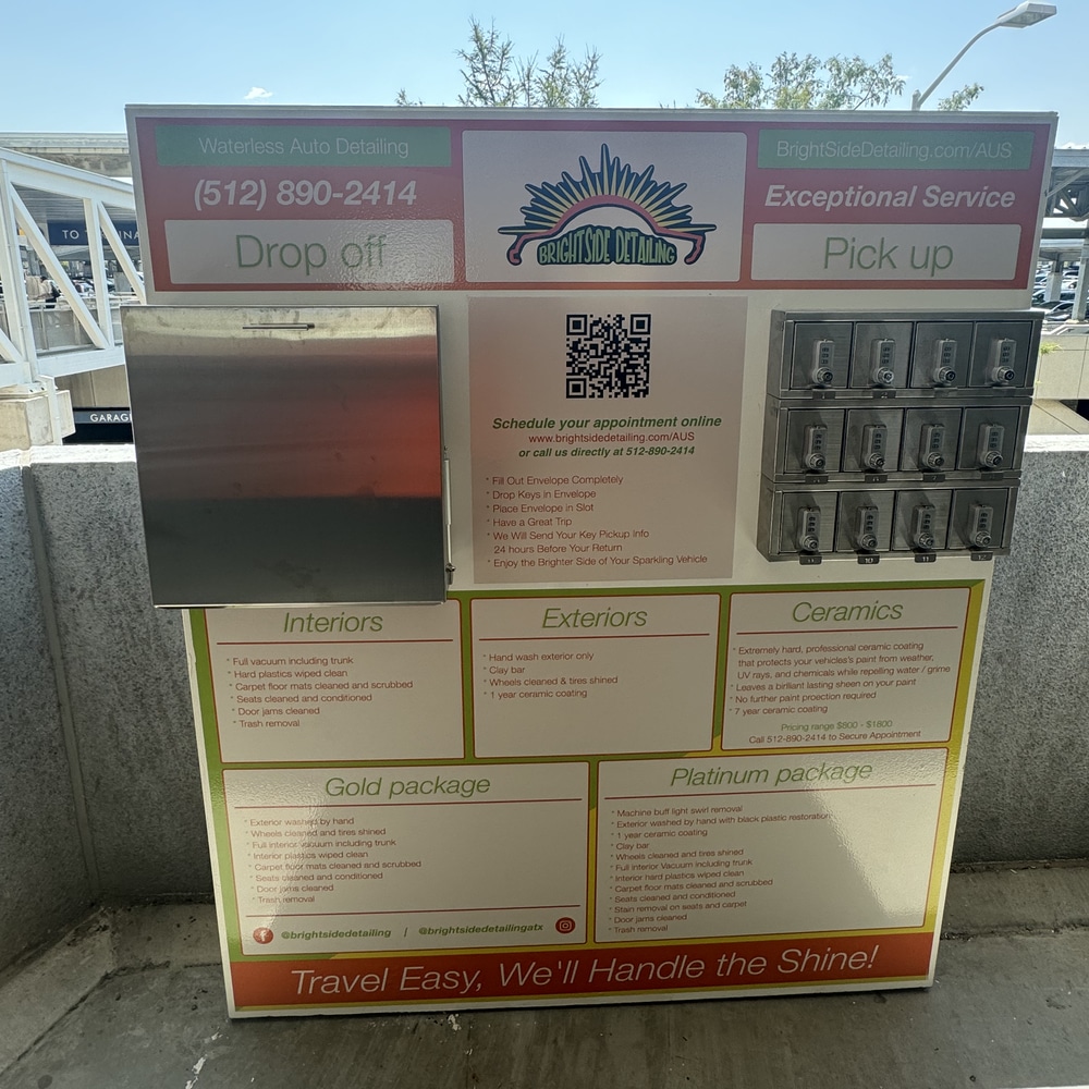 Airport car detailing Austin