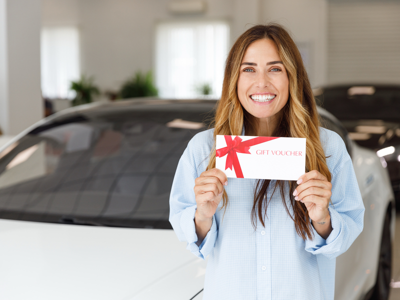 Car detailing gift cards from Brightside Detailing in Austin, TX